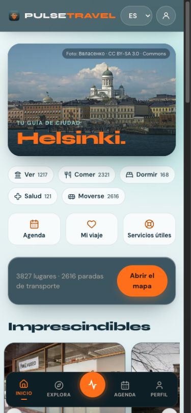 Pulse Travel · Helsinki · Español